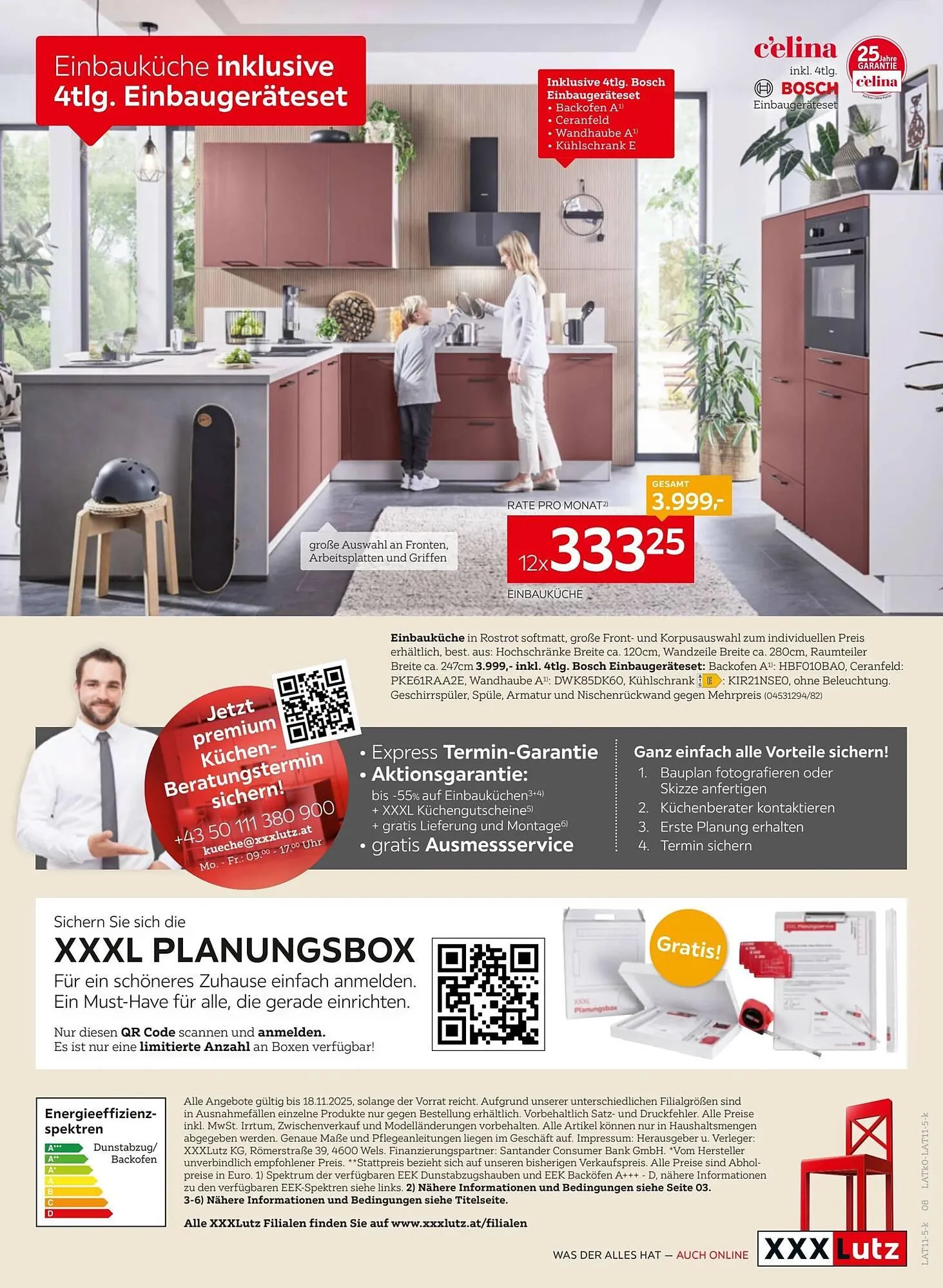 XXXLutz Prospekt von 4. November bis 18. November 2025 - Flugblätt seite 8