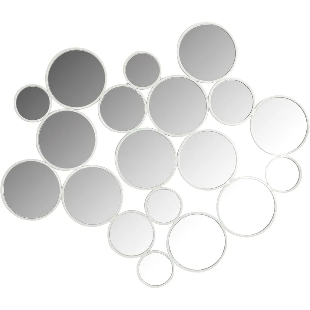 OTTO home Dekospiegel »Malisa, Wand Dekoration horizontal und vertikal hängbar, 3 Farben« großer Wandspiegel mit 19 Elementen, 121x110cm, aus Metall