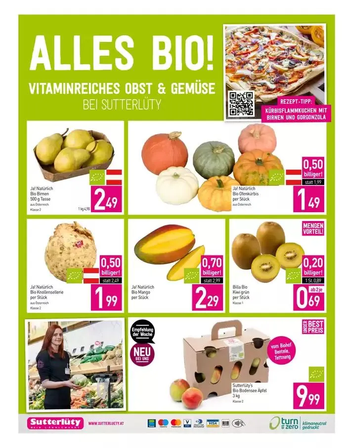 Sutterlüty flugblatt von 26. September bis 2. Oktober 2024 - Flugblätt seite 20