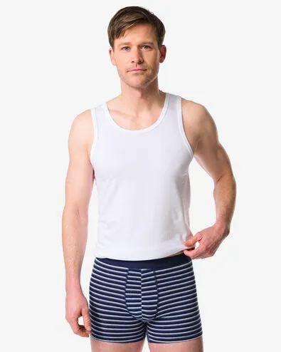 herenboxers zigzag - 3 stuks donkerblauw