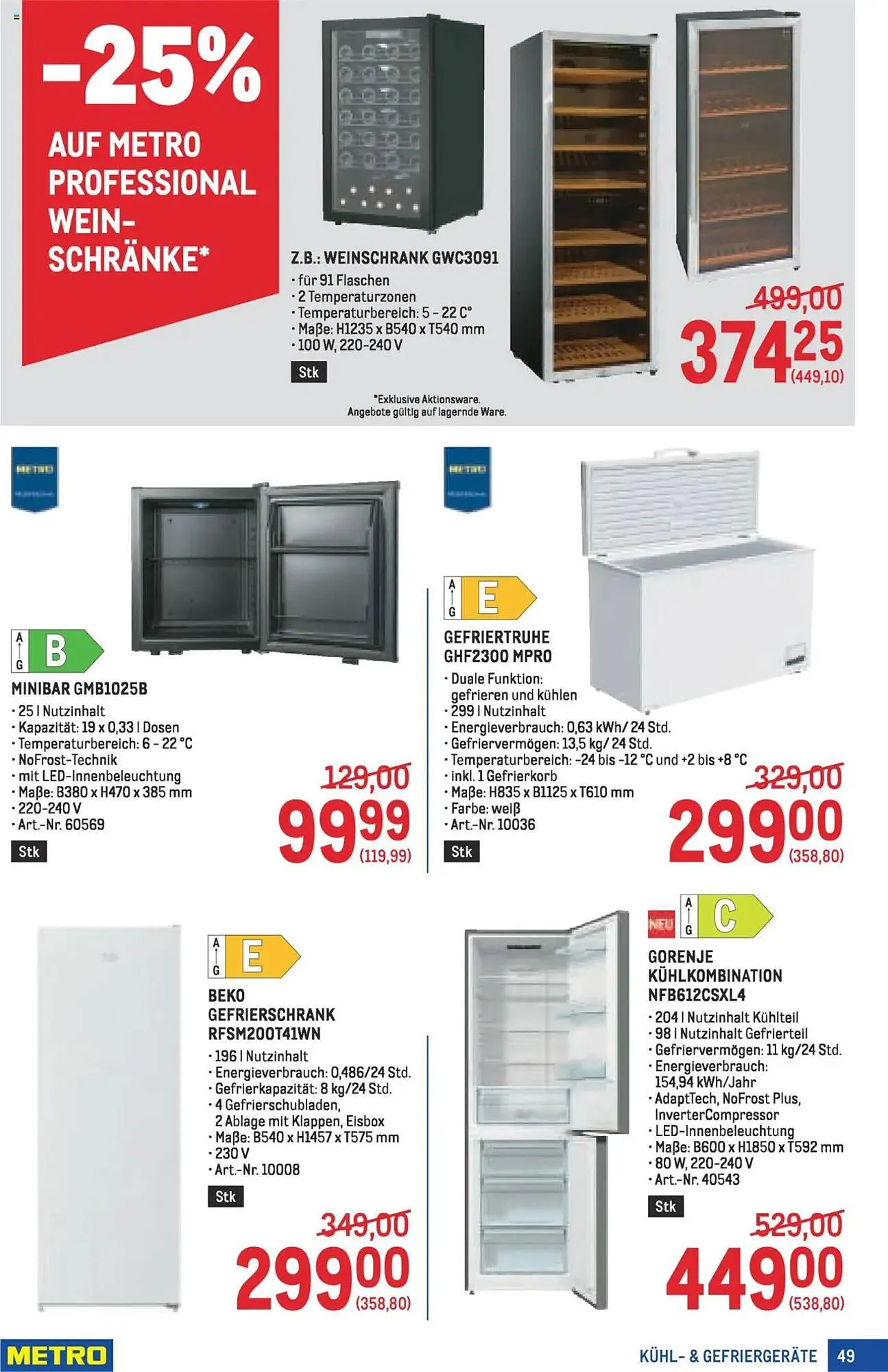 Metro Flugblatt von 16. Oktober bis 29. Oktober 2025 - Flugblätt seite  49