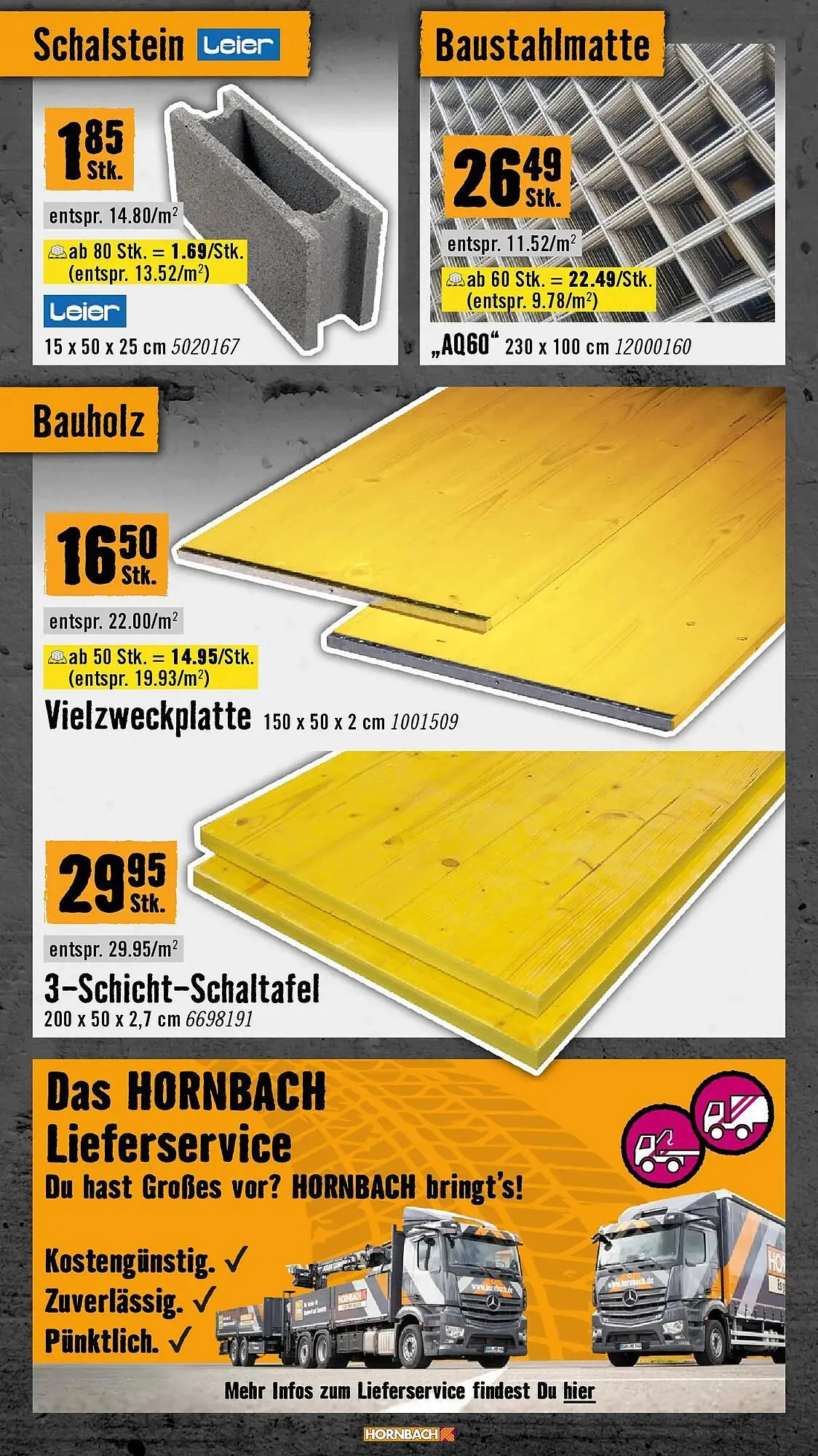 Hornbach Flugblatt von 4. März bis 1. April 2026 - Flugblätt seite  36