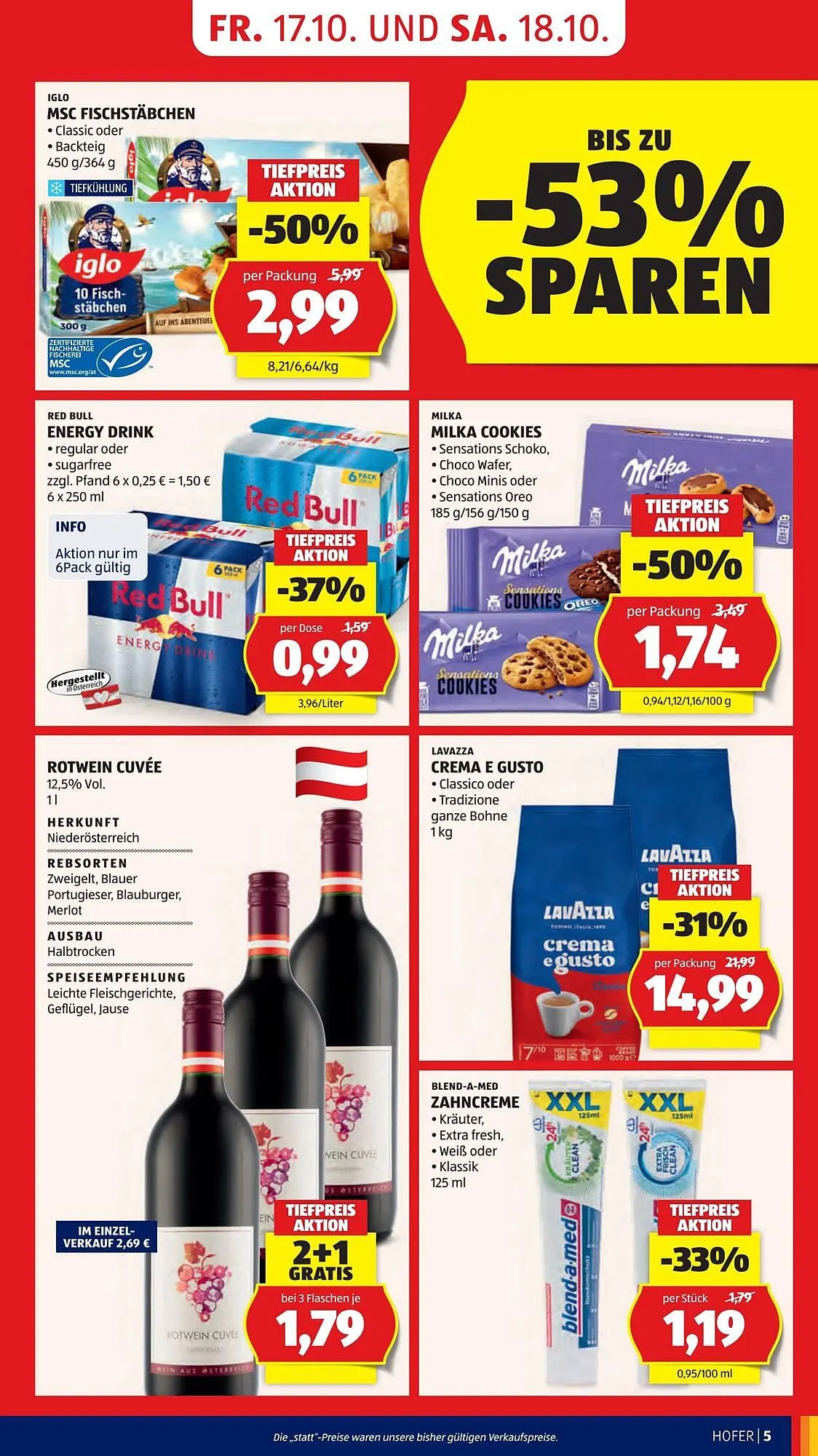 Hofer Flugblatt von 17. Oktober bis 23. Oktober 2025 - Flugblätt seite  7