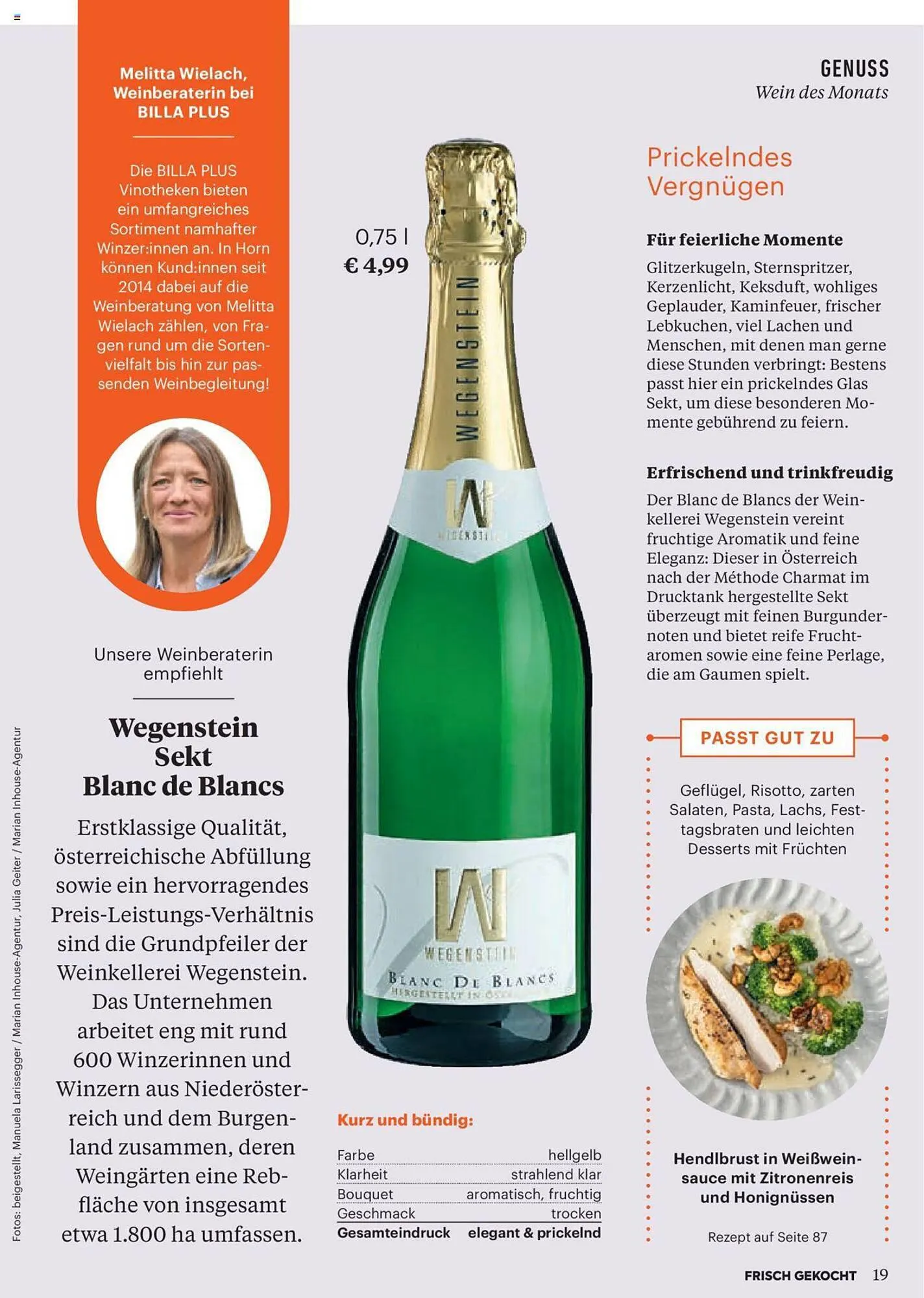 Billa Flugblatt von 1. Dezember bis 31. Dezember 2023 - Flugblätt seite  19