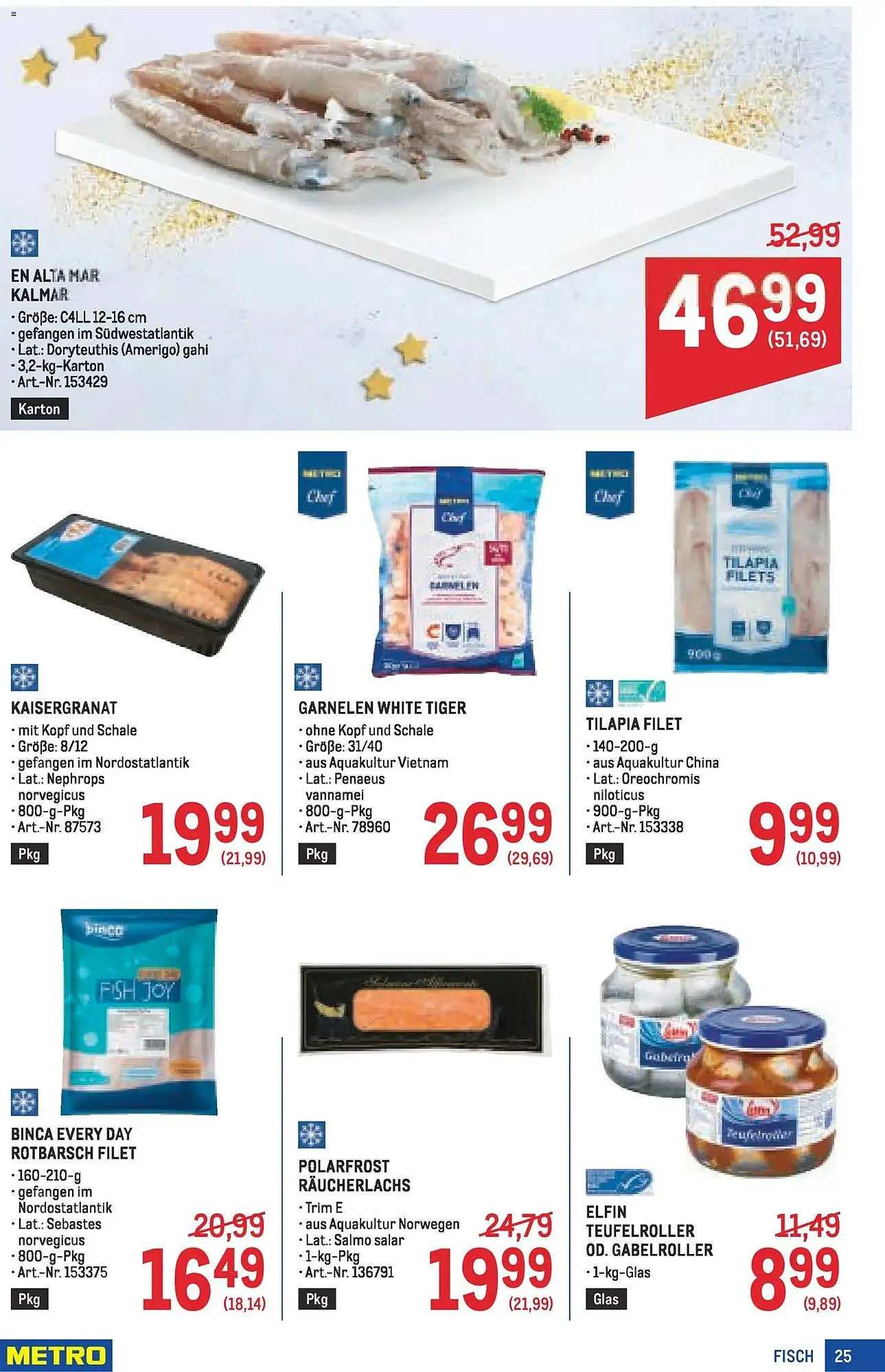 Metro Flugblatt von 27. November bis 10. Dezember 2025 - Flugblätt seite  25