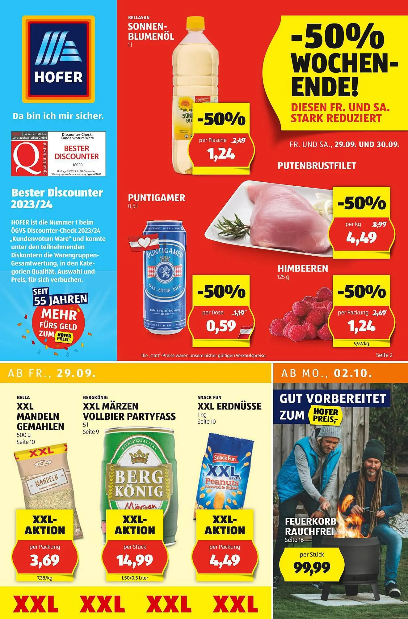 Hofer Flugblatt von 29. September bis 5. Oktober 2023 - Flugblätt seite 1