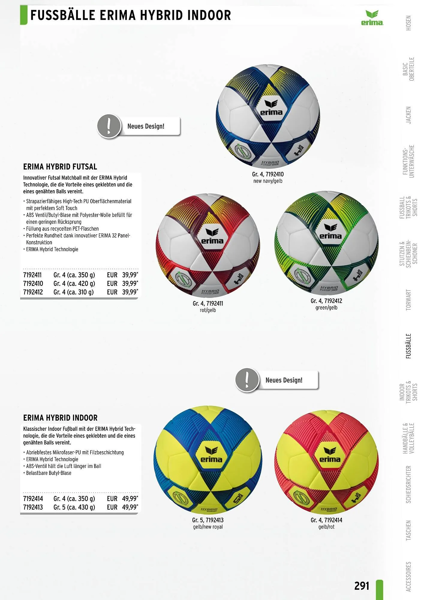 ERIMA Flugblatt von 2. Jänner bis 31. Dezember 2024 - Flugblätt seite  291