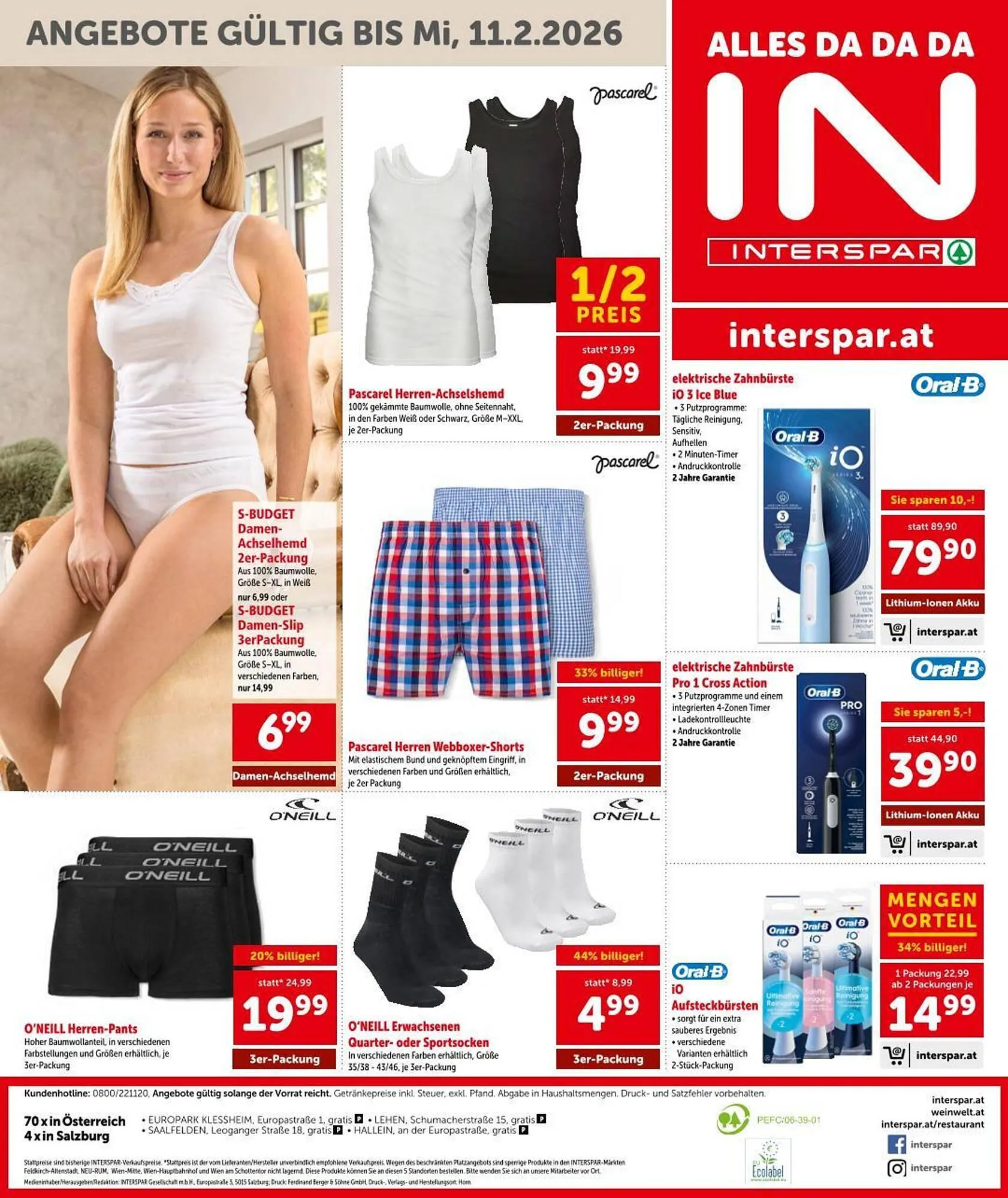 Interspar Flugblatt von 22. Jänner bis 28. Jänner 2026 - Flugblätt seite  16