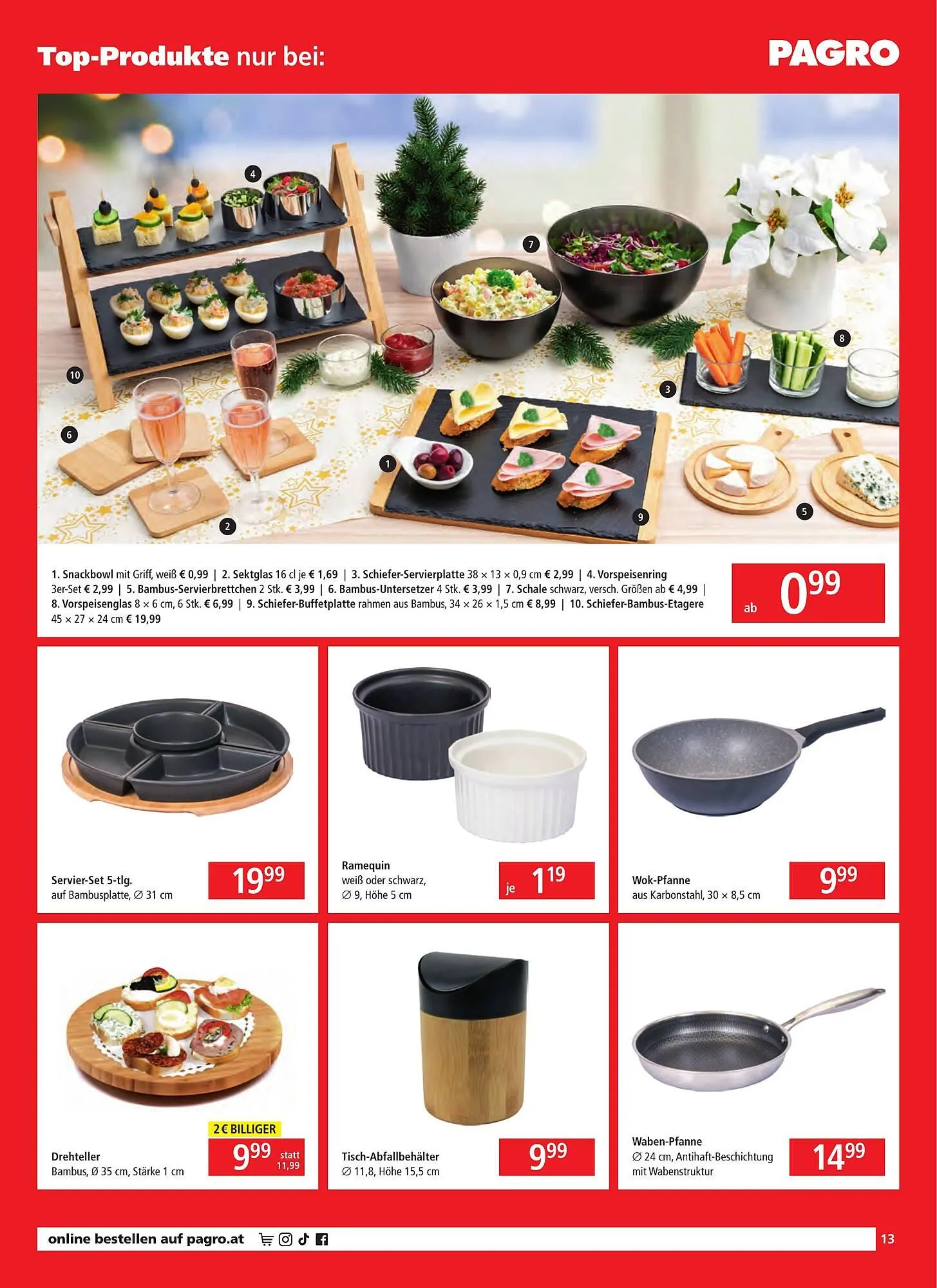 Pagro Diskont Flugblatt von 11. Dezember bis 24. Dezember 2025 - Flugblätt seite 13