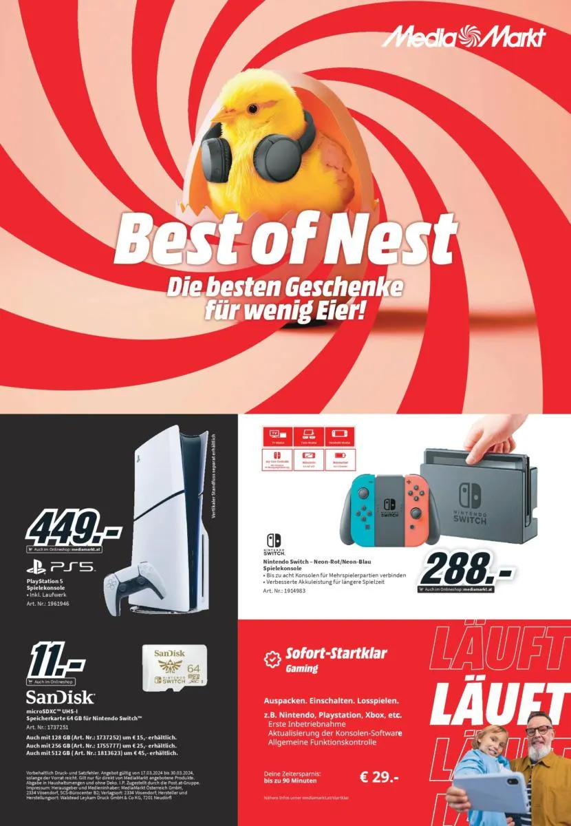 MediaMarkt Angebote gültig bis 30.03.2024 von 17. März bis 30. März 2024 - Flugblätt seite  