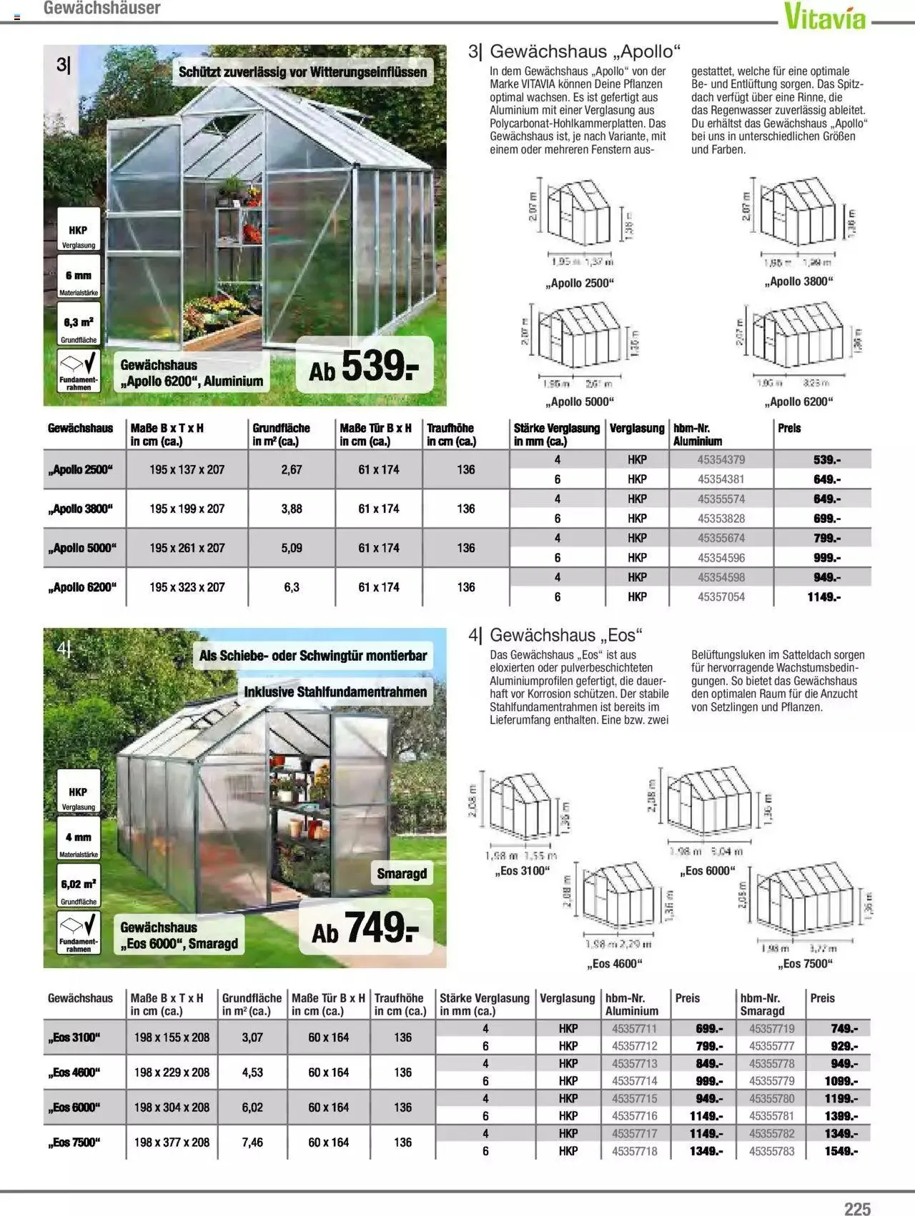Hagebau Gartenjahr 2023 von 7. März bis 31. Dezember 2023 - Flugblätt seite  225