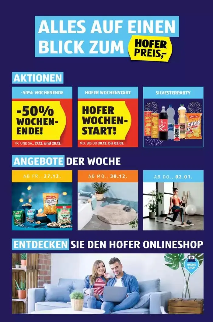 Blättern Sie online im HOFER Flugblatt von 24. Dezember bis 7. Jänner 2025 - Flugblätt seite  2