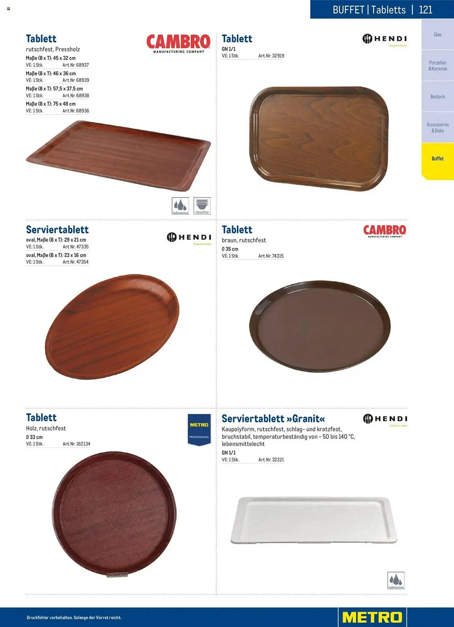 Metro Flugblatt von 2. Dezember bis 31. Dezember 2025 - Flugblätt seite  121