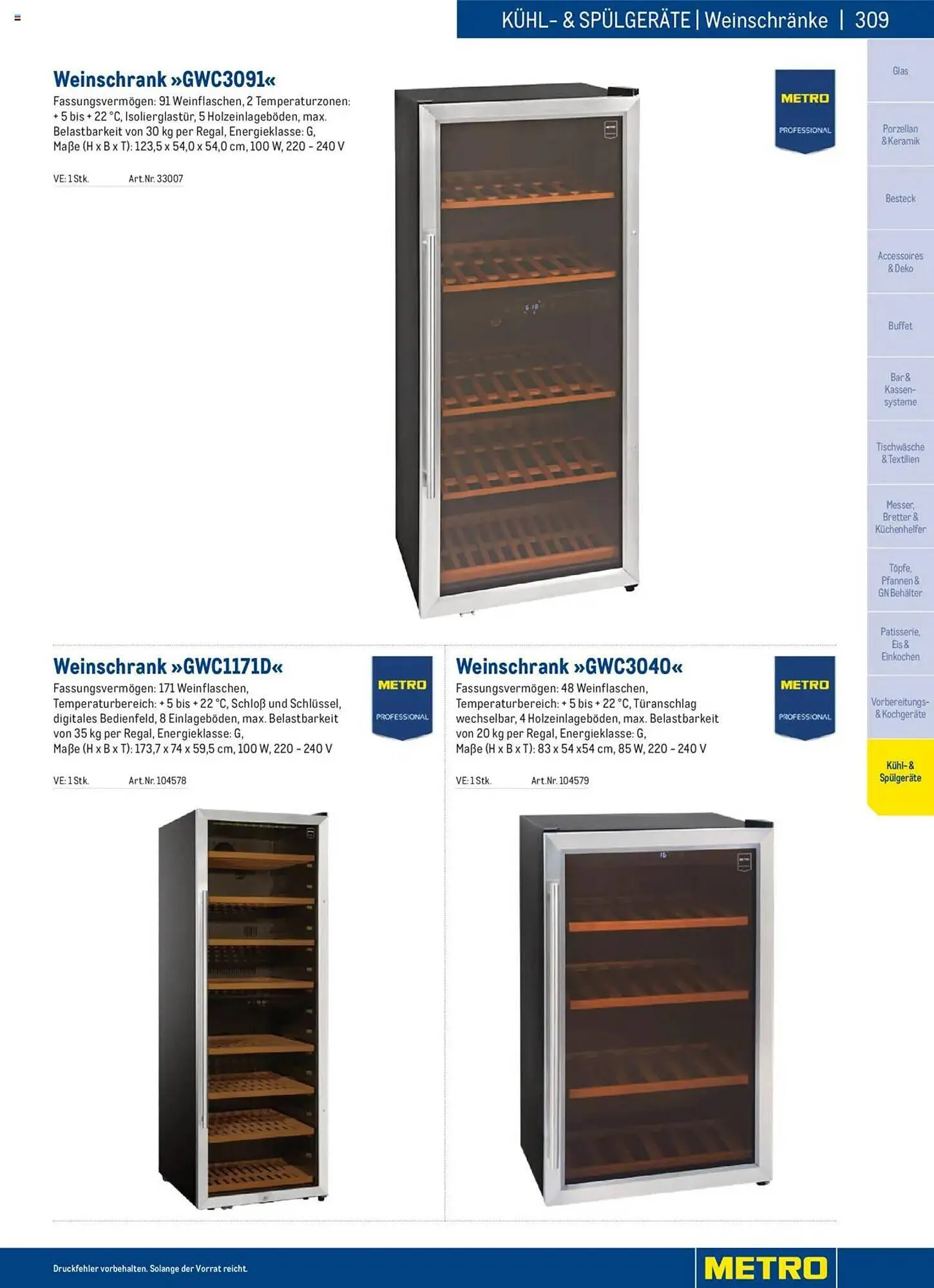Metro Flugblatt von 2. Dezember bis 31. Dezember 2025 - Flugblätt seite  309