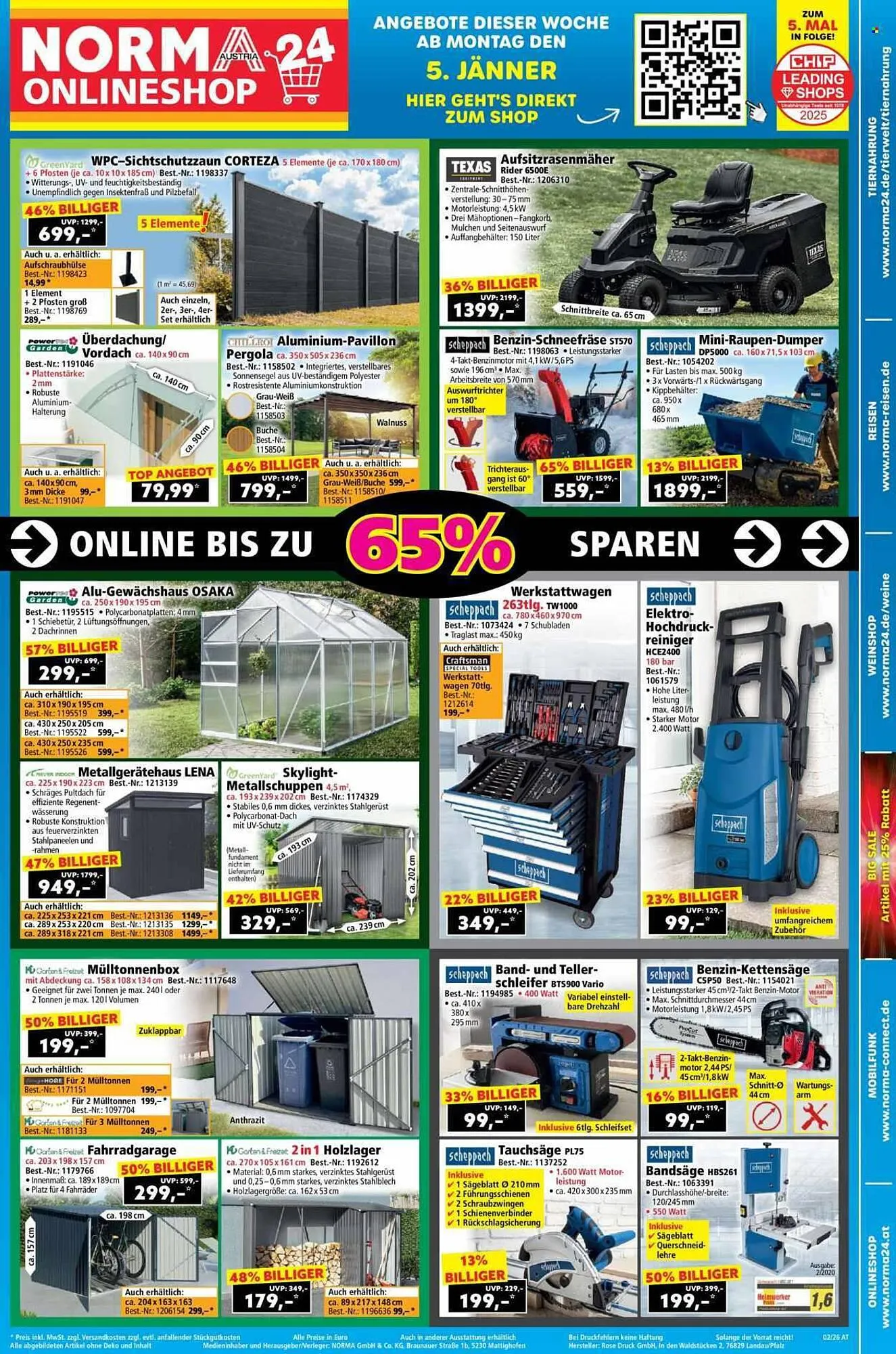 Norma Prospekt von 27. Dezember bis 4. Jänner 2026 - Flugblätt seite  1