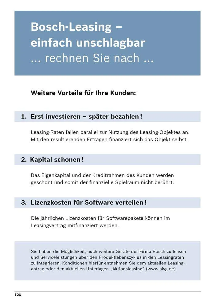 Werkstattausrüstung von Bosch von 21. Mai bis 31. Dezember 2024 - Flugblätt seite 126