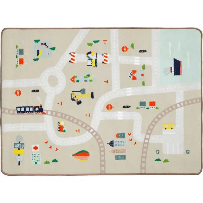 Spielteppich Straße, 140 x 100 cm