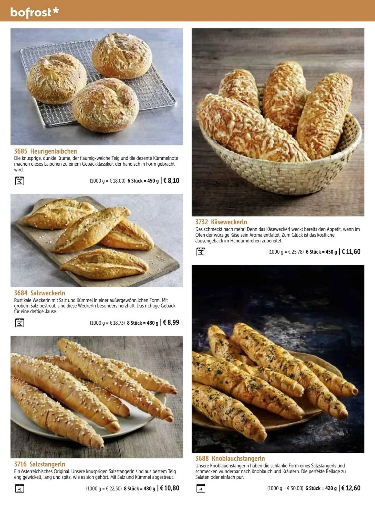 Bofrost Flugblatt von 25. September bis 29. Februar 2024 - Flugblätt seite 130