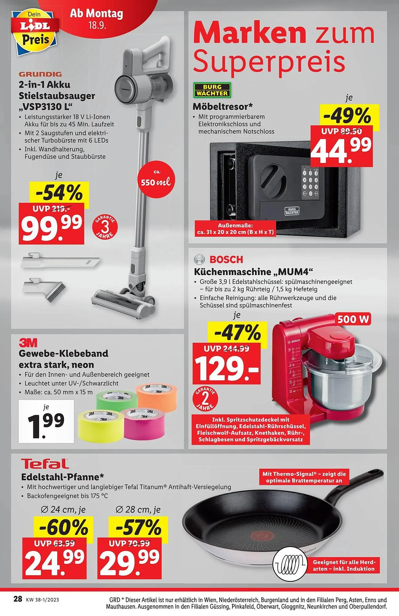 Lidl Flugblatt von 13. September bis 20. September 2023 - Flugblätt seite  28