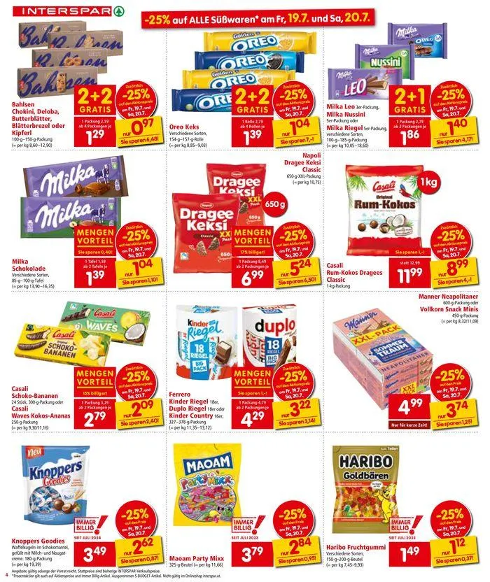 Exklusive Schnäppchen von 19. Juli bis 2. August 2024 - Flugblätt seite 4