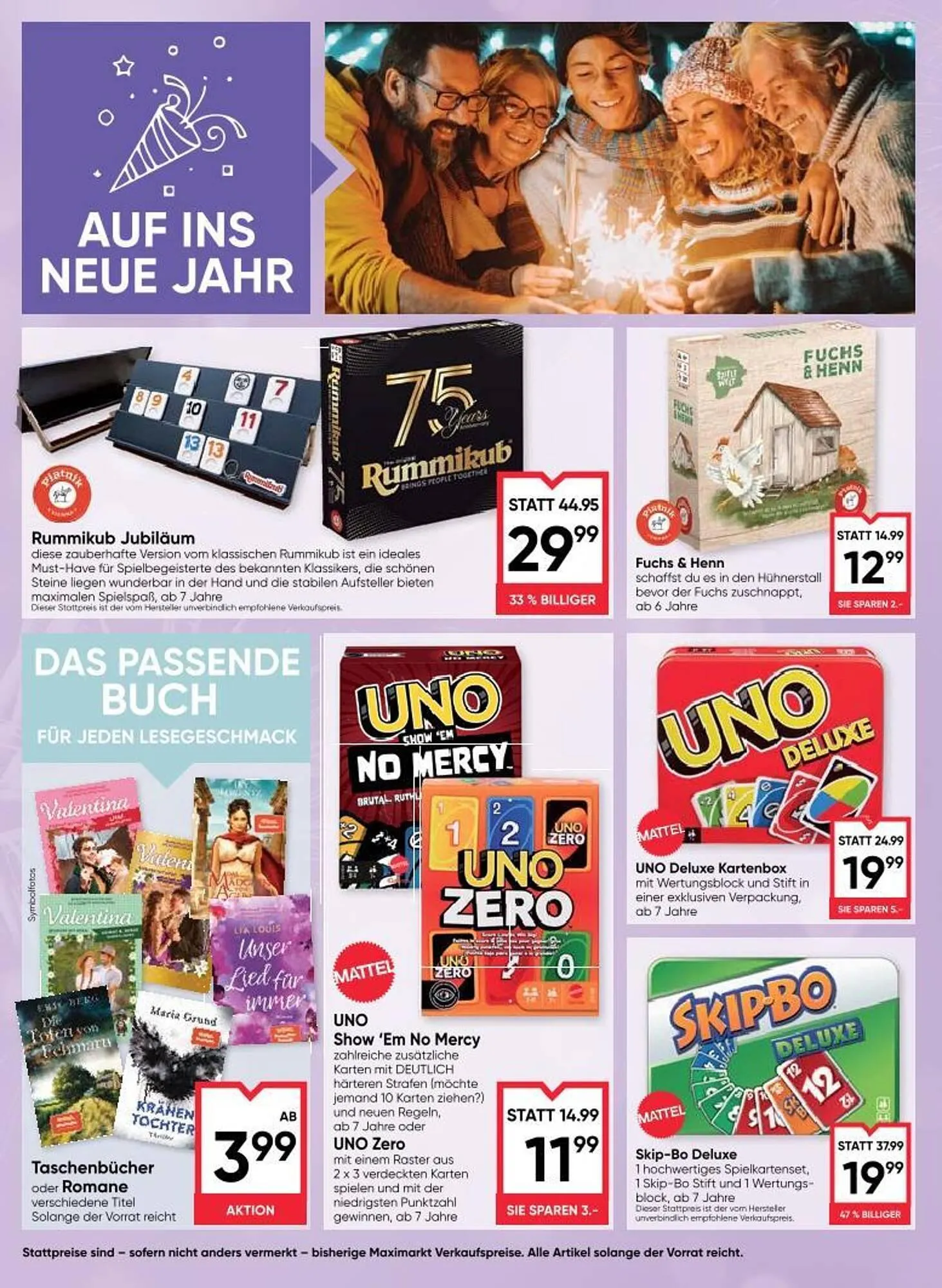 Maximarkt Flugblatt von 23. Dezember bis 31. Dezember 2025 - Flugblätt seite  20