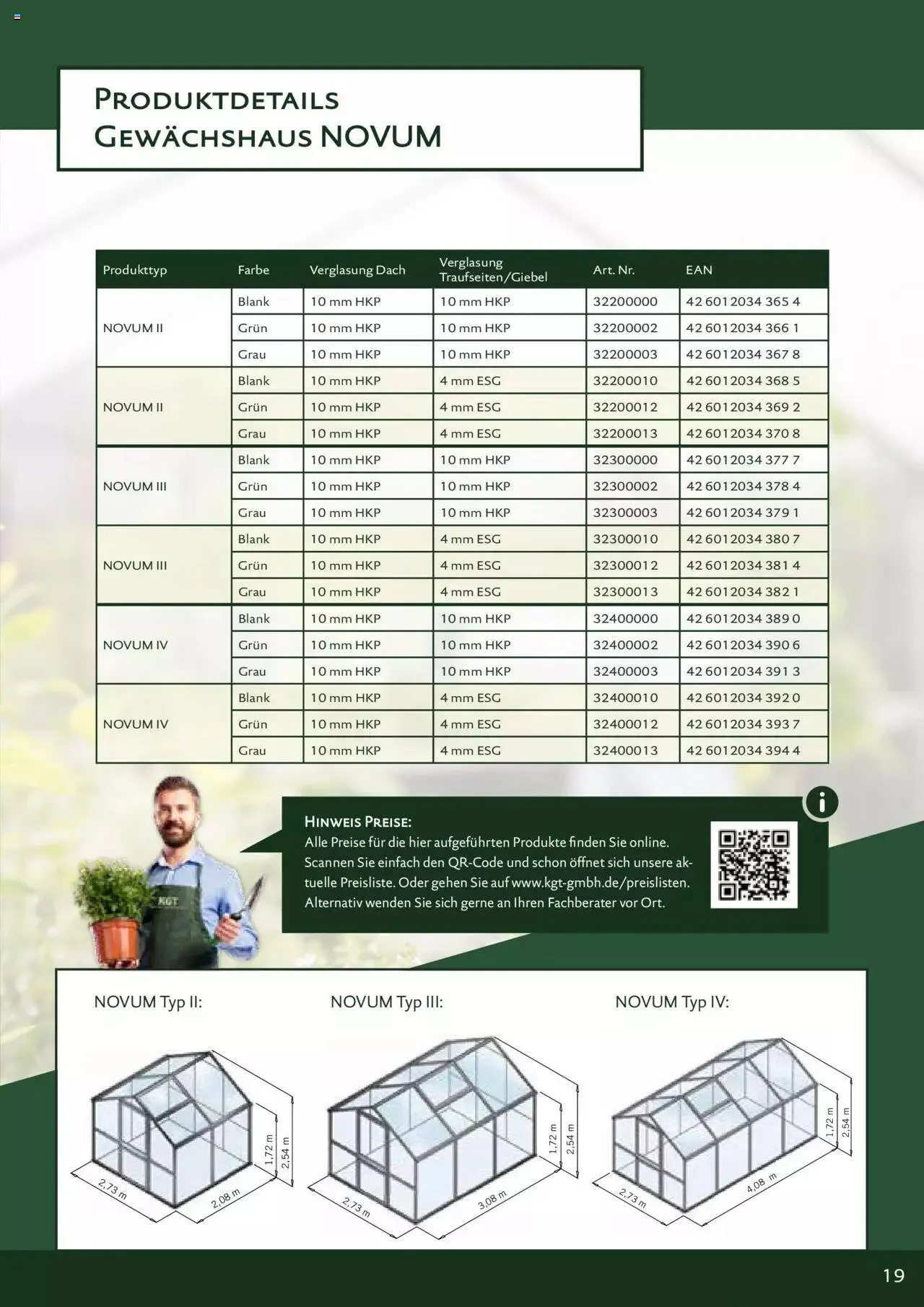 Dehner - KGT Premium Gewächshäuser von 12. Jänner bis 31. Dezember 2023 - Flugblätt seite 19