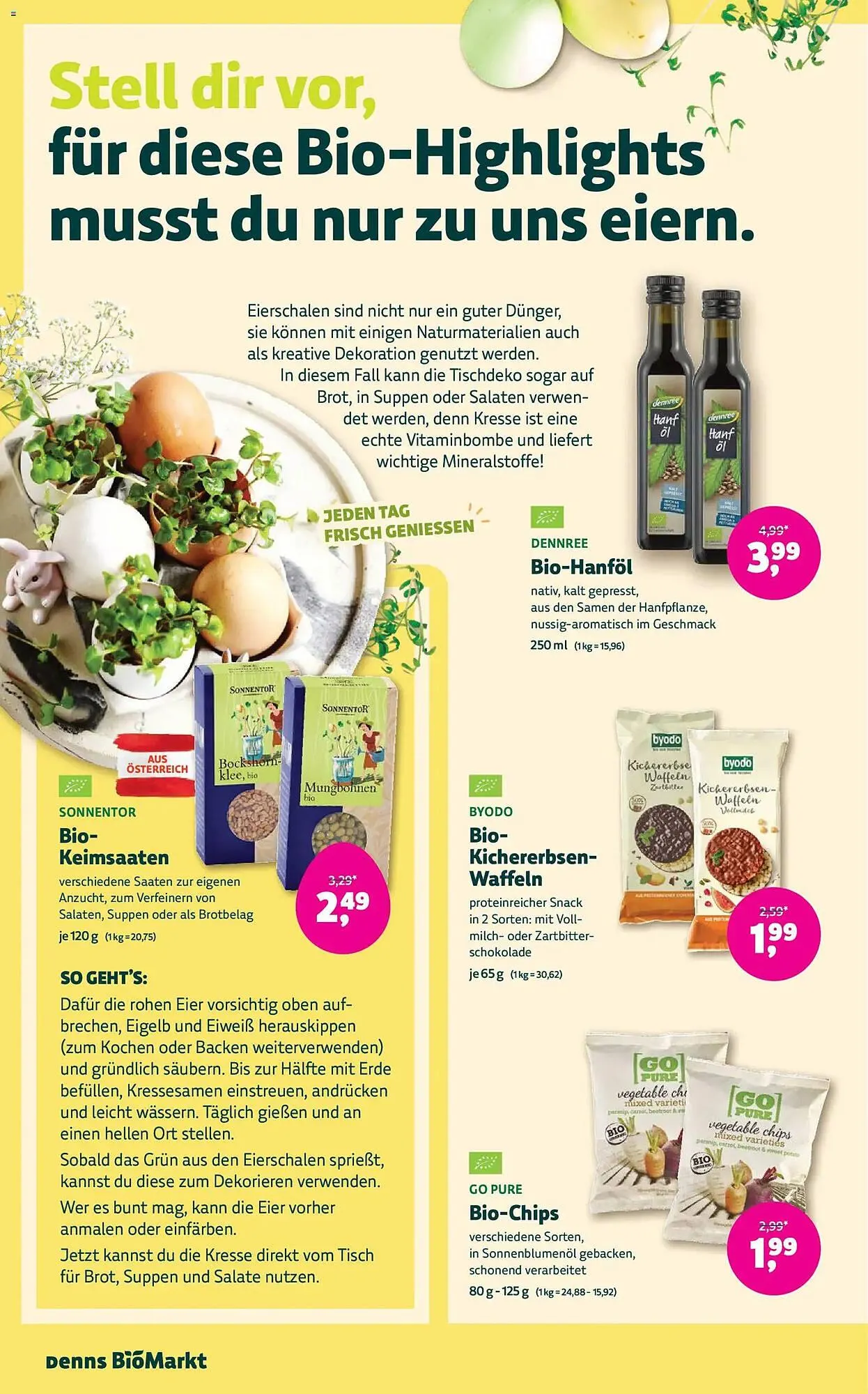 Denn's Biomarkt Flugblatt von 25. März bis 7. April 2026 - Flugblätt seite  14