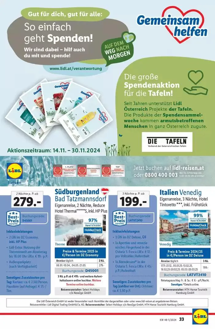 Große Auswahl an Angeboten von 21. November bis 27. November 2024 - Flugblätt seite 35