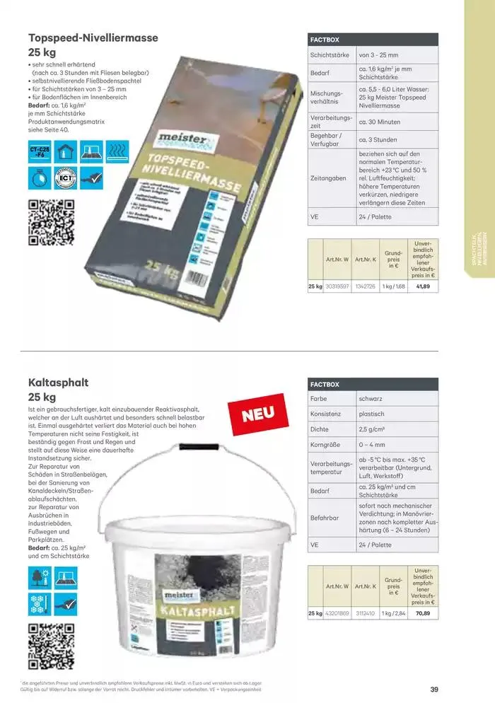Exklusive Schnäppchen von 9. Jänner bis 16. Jänner 2025 - Flugblätt seite  39