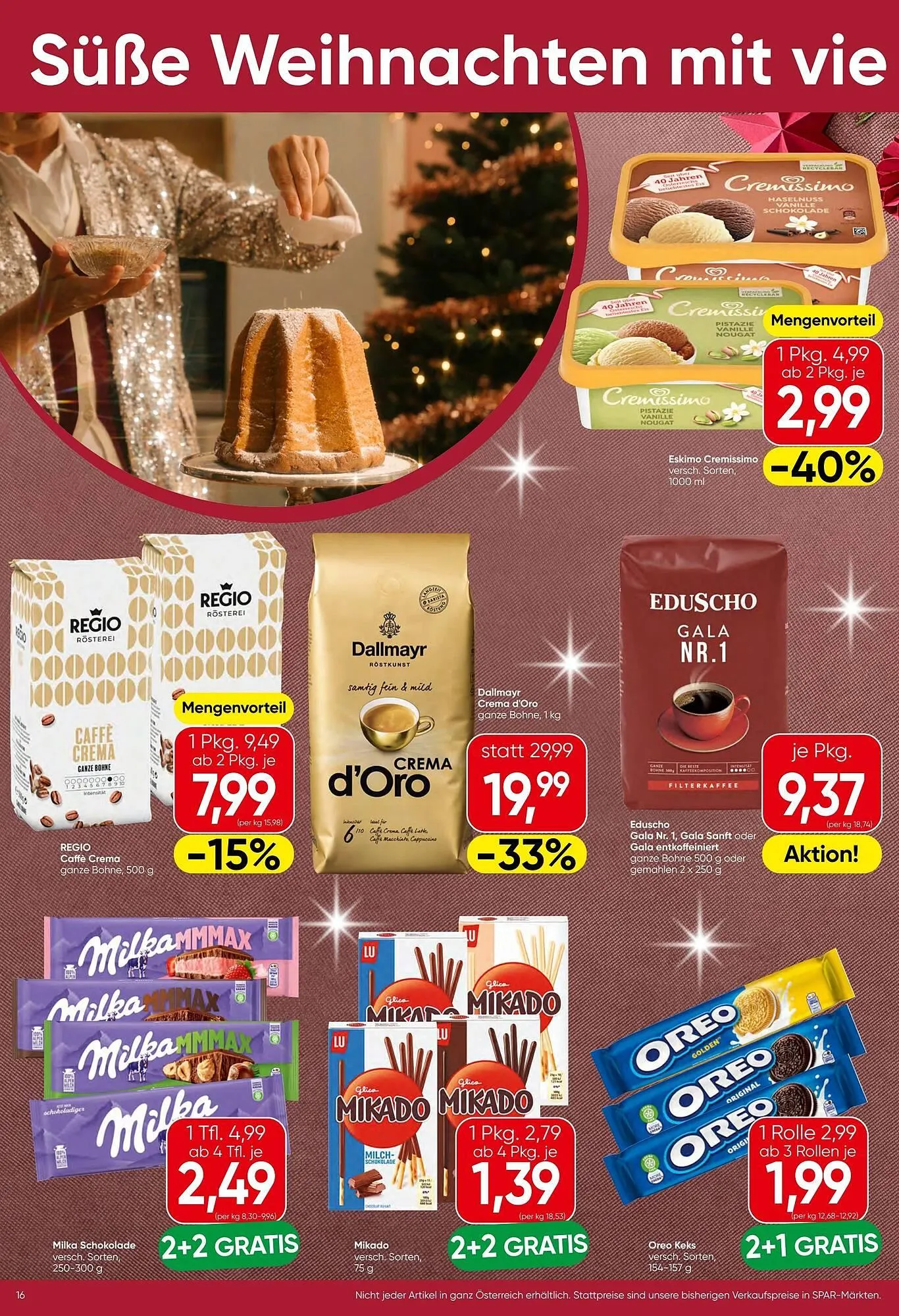 Spar Flugblatt von 18. Dezember bis 31. Dezember 2025 - Flugblätt seite  16