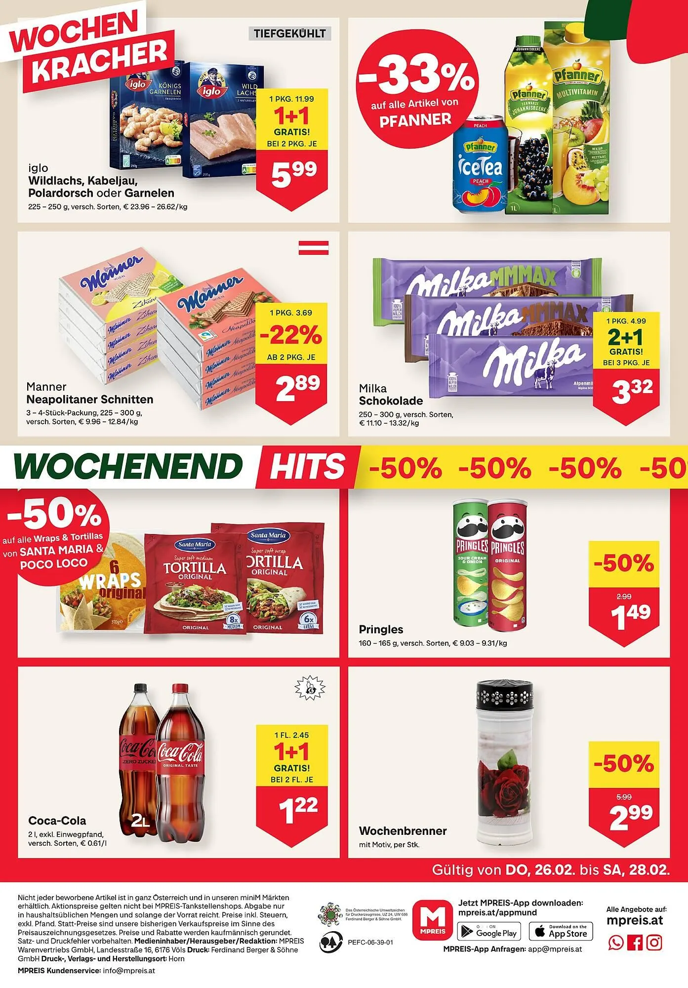 MPreis Flugblatt von 26. Februar bis 4. März 2026 - Flugblätt seite  12