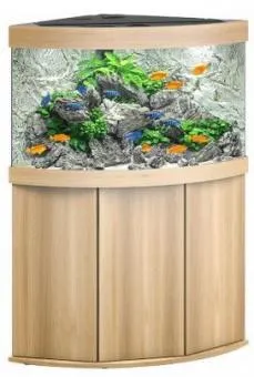 JUWEL Trigon 190 Liter LED Aquarium- Schrankkombination helles Holz