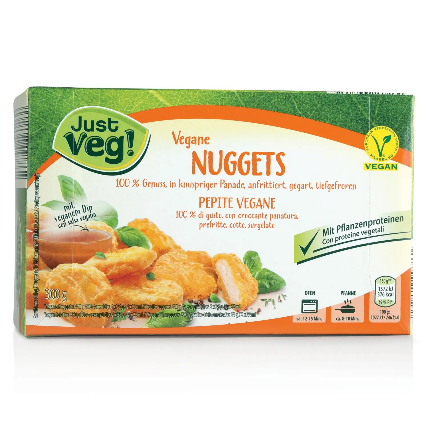 JUST VEG! Veganes Wonder Sortiment, Vegane Nuggets