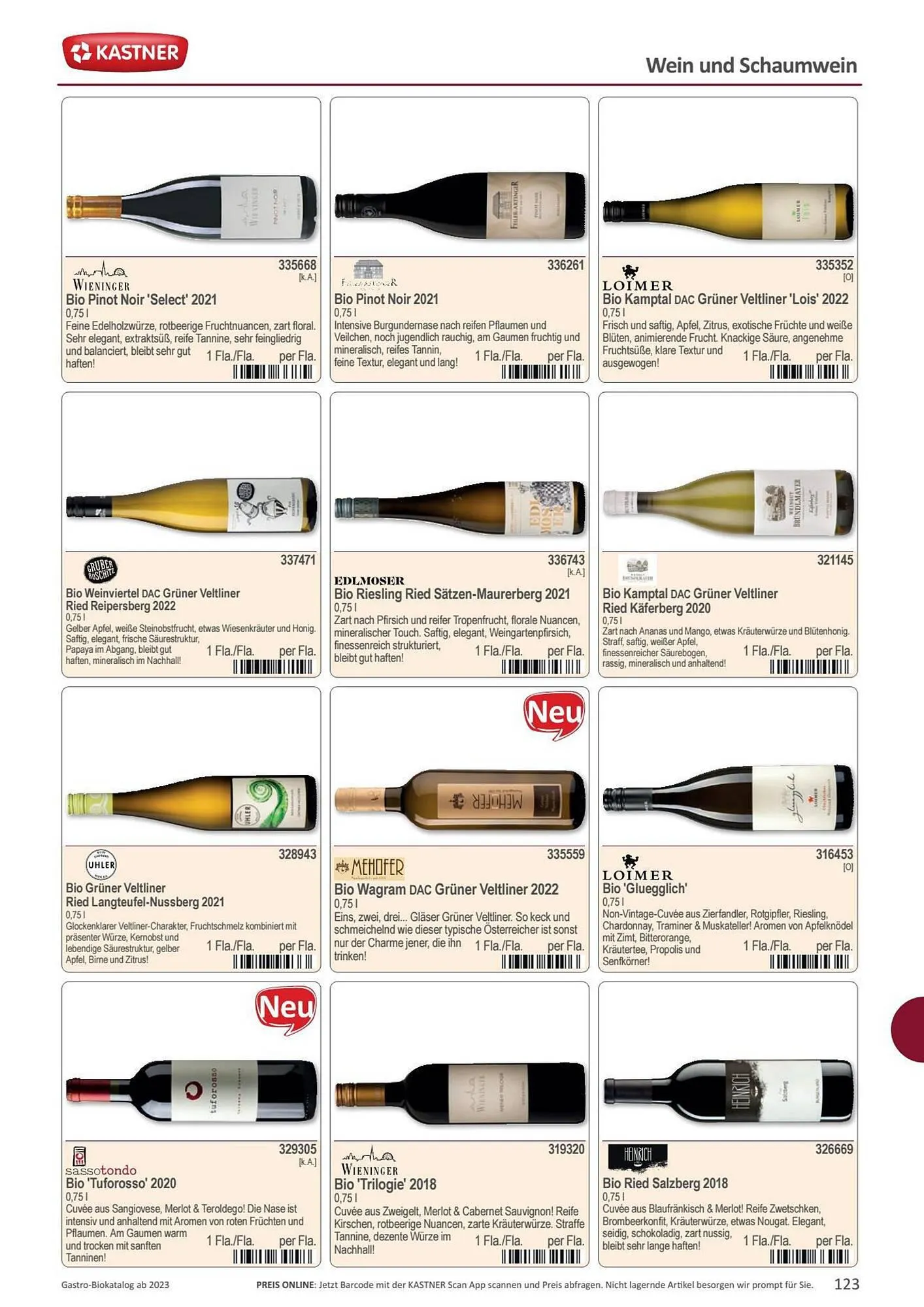 Kastner Flugblatt von 15. September bis 30. Dezember 2023 - Flugblätt seite  125