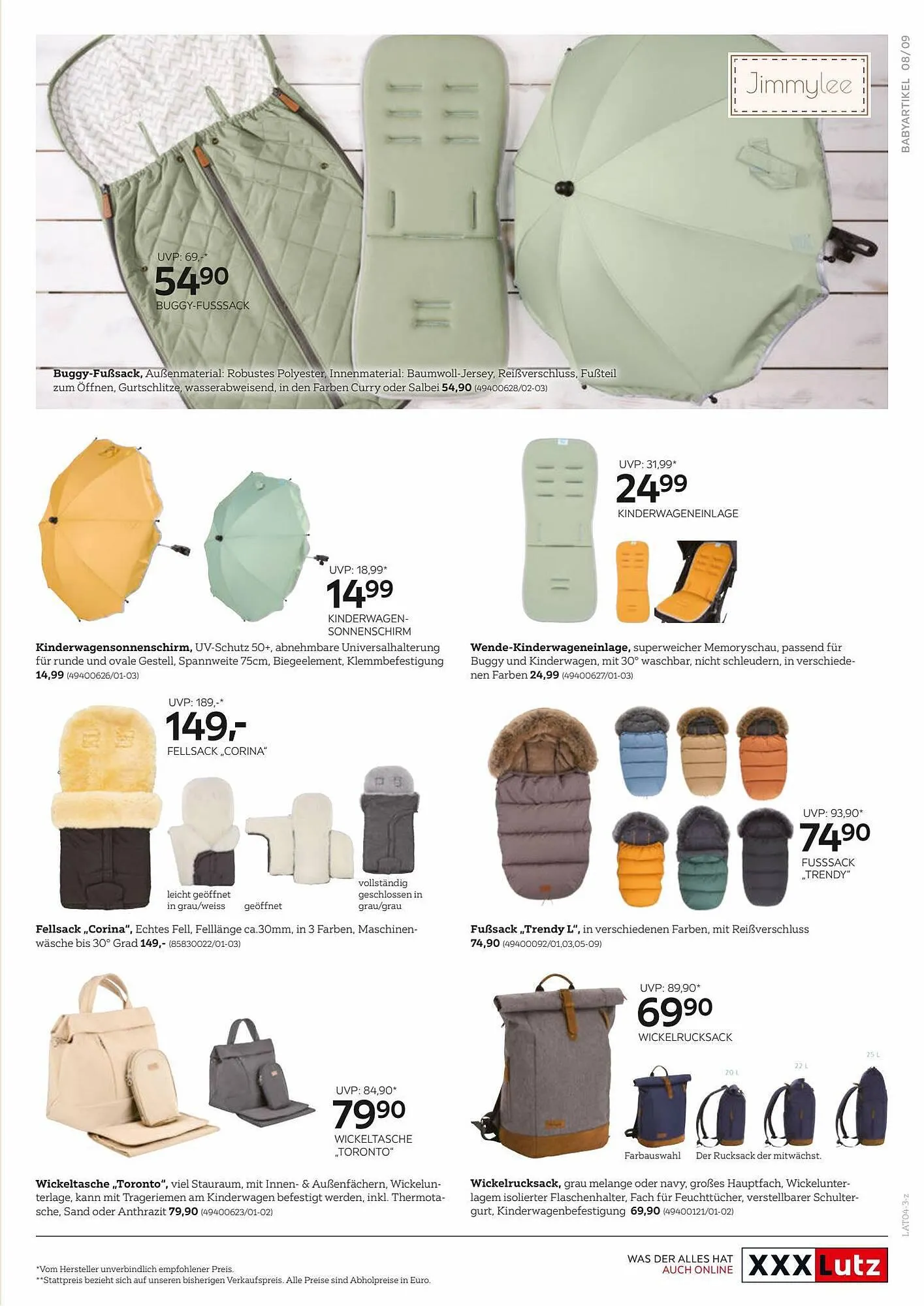 XXXLutz Flugblatt von 6. Juli bis 31. Dezember 2023 - Flugblätt seite 9