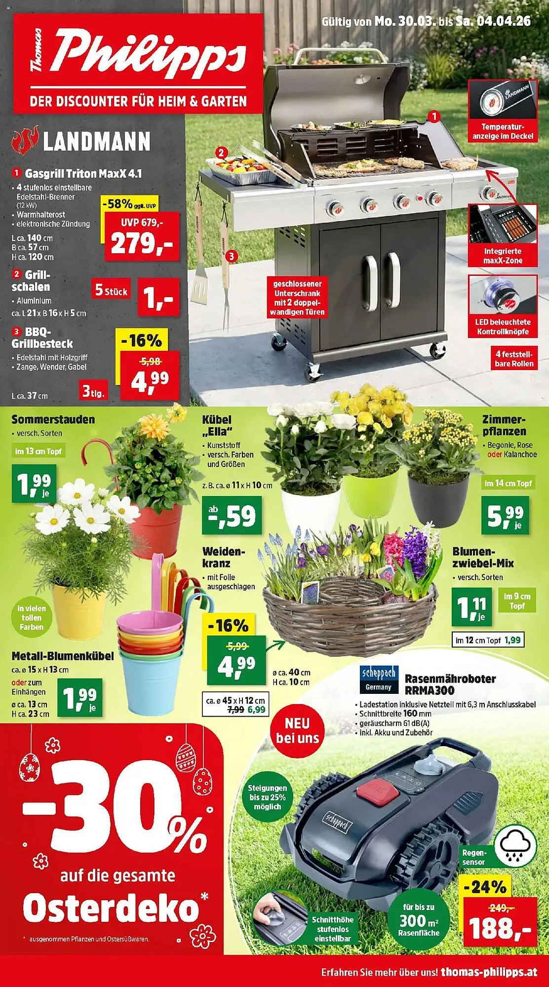 Thomas Philipps Prospekt von 30. März bis 4. April 2026 - Flugblätt seite 1