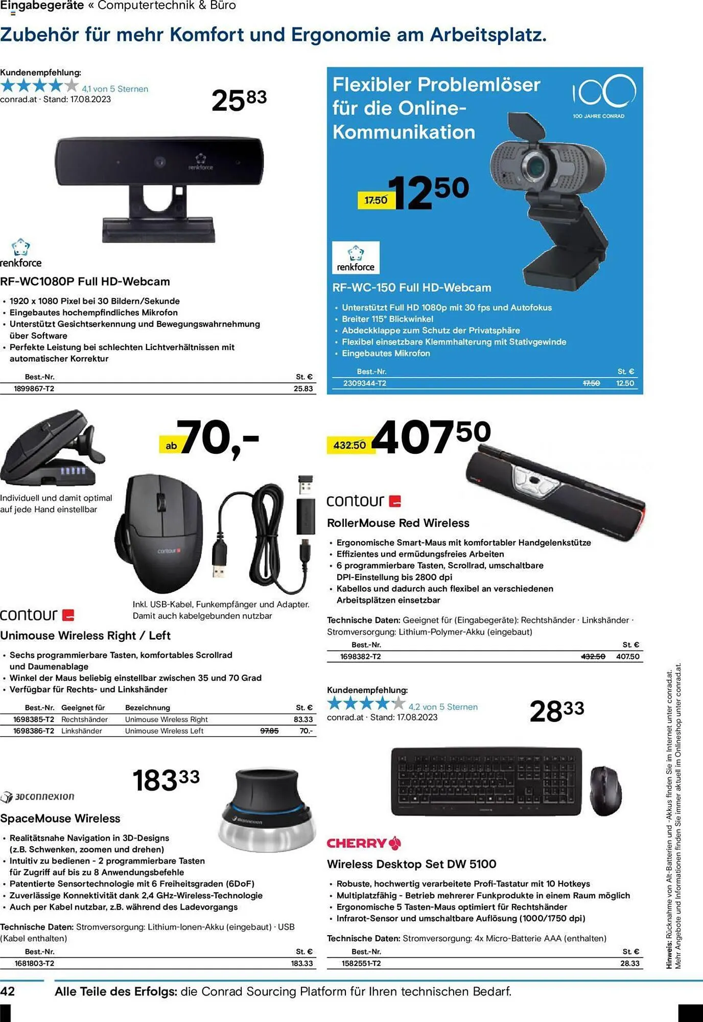 Conrad Flugblatt von 4. September bis 22. Oktober 2023 - Flugblätt seite  44