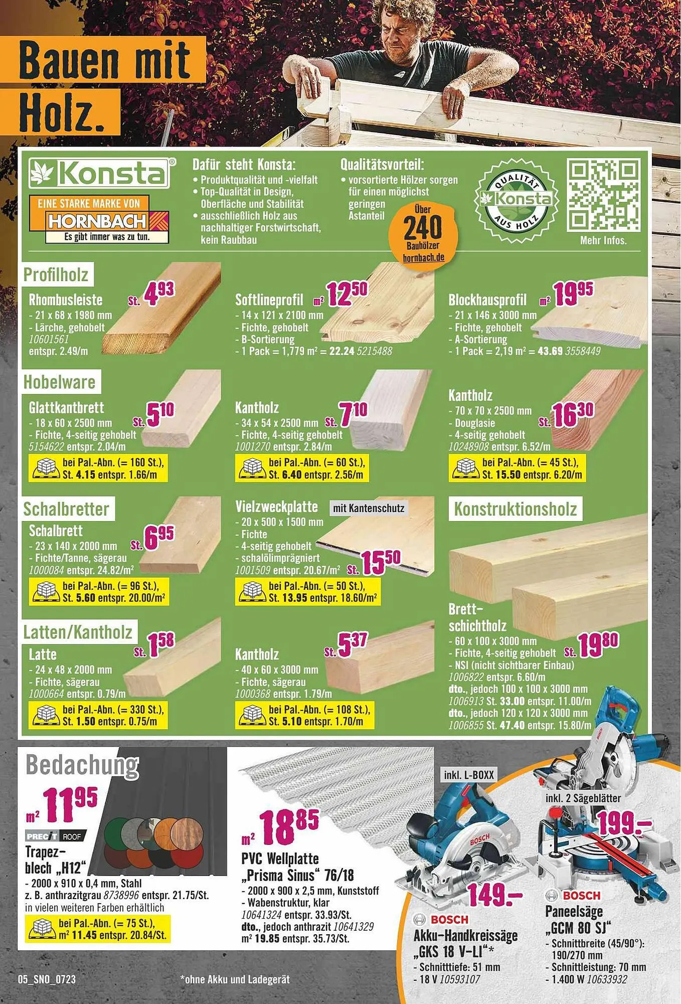 Hornbach Flugblatt von 17. Juli bis 31. Juli 2023 - Flugblätt seite  5