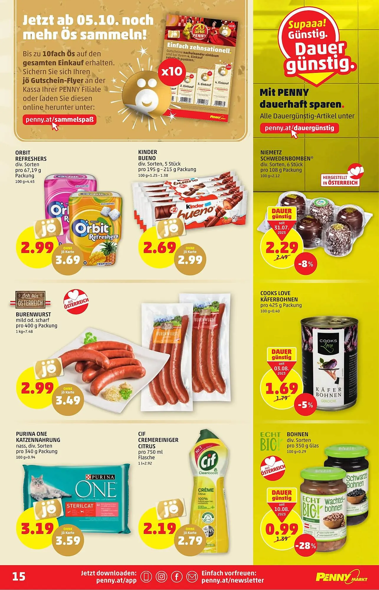 PENNY Flugblatt von 5. Oktober bis 11. Oktober 2023 - Flugblätt seite  15