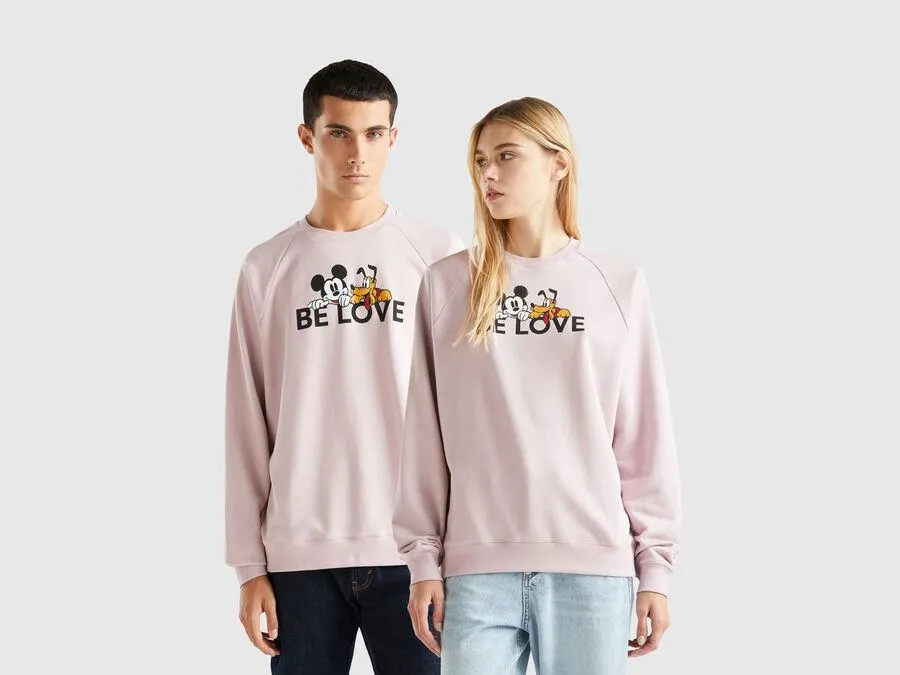 Sweatshirt "Micky Maus" in Rosa