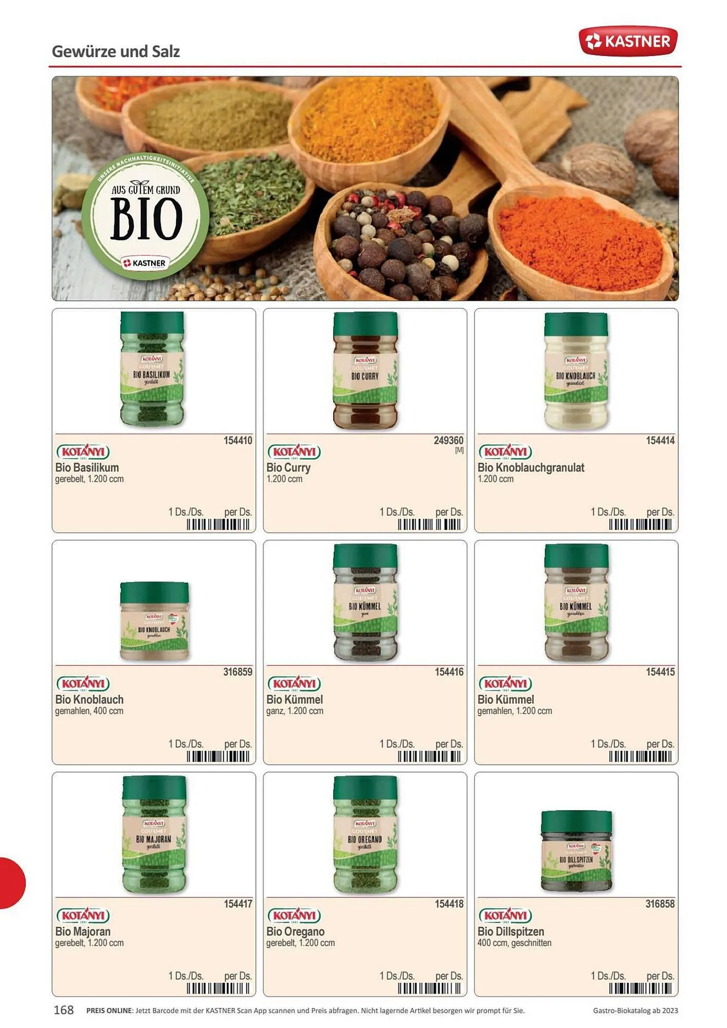 Kastner Flugblatt von 15. September bis 30. Dezember 2023 - Flugblätt seite 170
