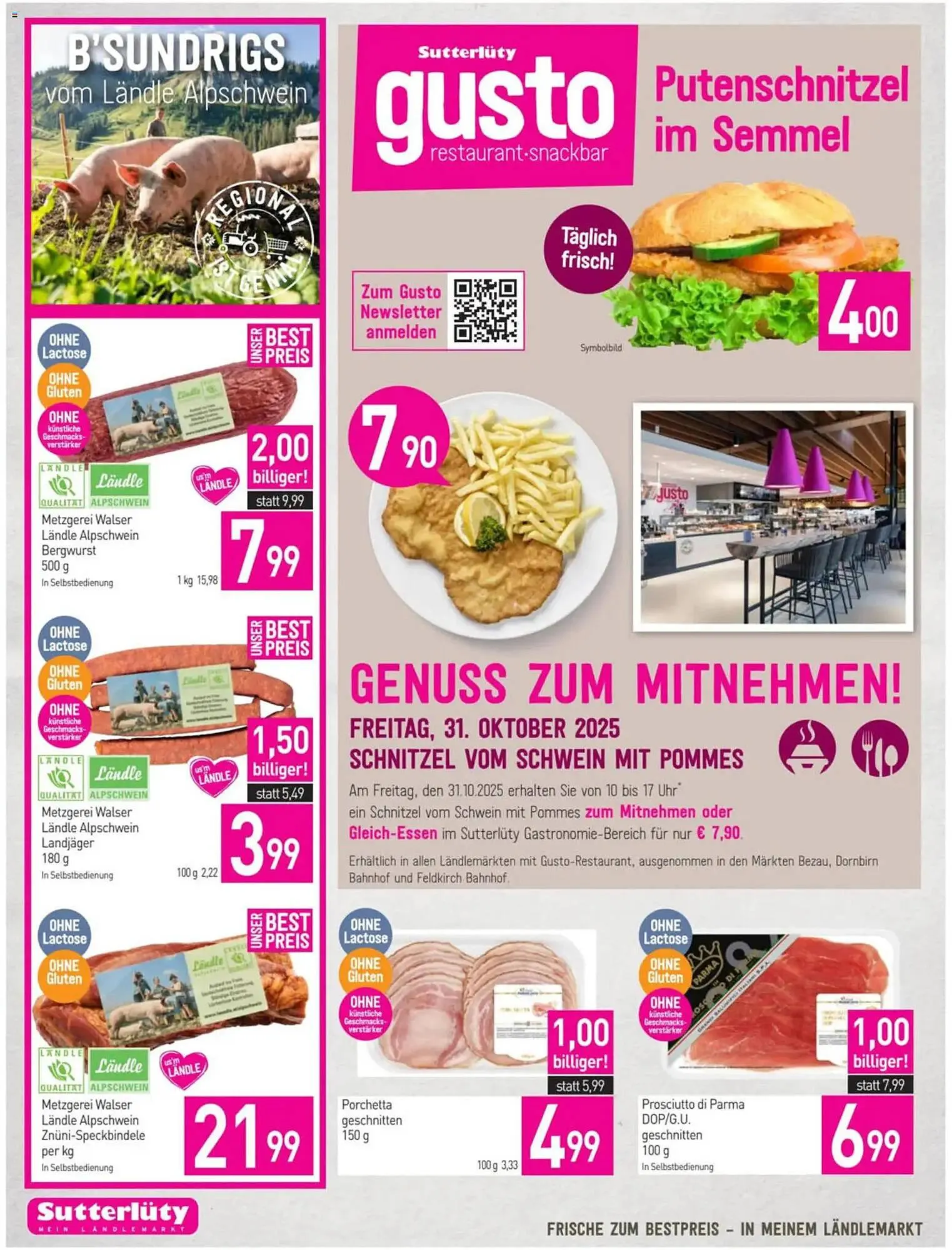 Sutterlüty Flugblatt von 30. Oktober bis 4. November 2025 - Flugblätt seite  10