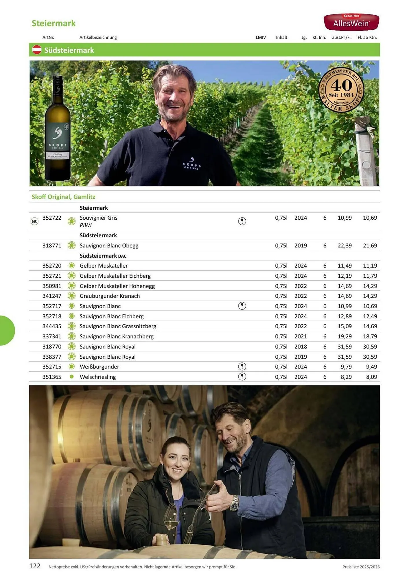 Kastner Flugblatt von 17. Juni bis 31. Dezember 2026 - Flugblätt seite  124