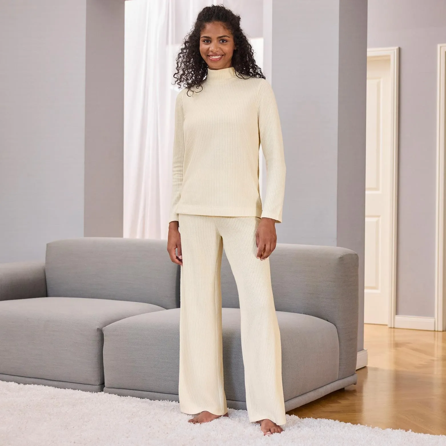 Damen-Homewear-Hose aus Cord