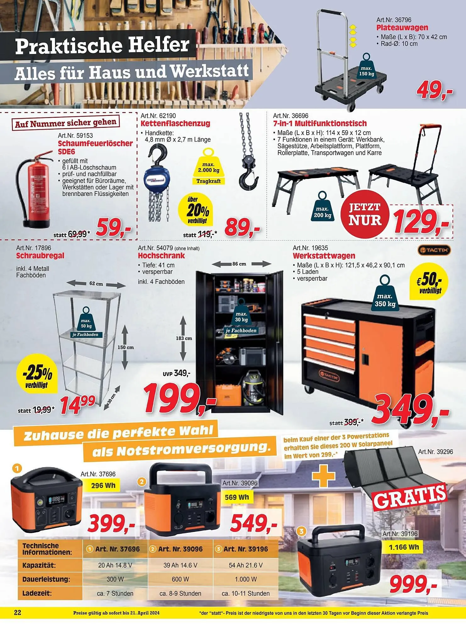 Zgonc Flugblatt von 26. März bis 21. April 2024 - Flugblätt seite 22