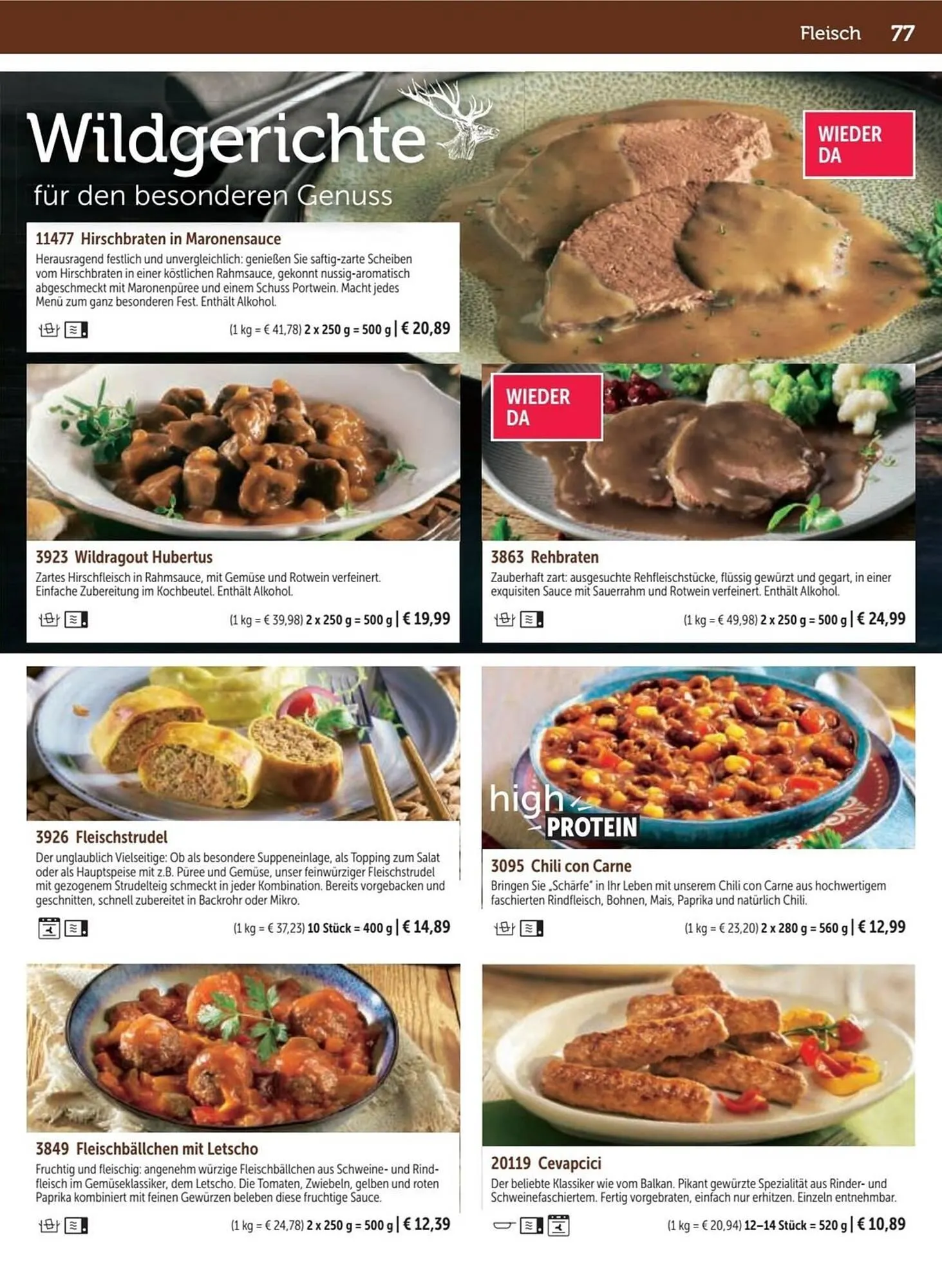 Bofrost Katalog von 13. September bis 6. März 2026 - Flugblätt seite  77