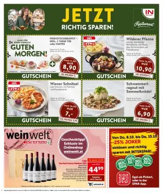 INTERSPAR Flugblatt von 8. Oktober bis 21. Oktober 2026 - Flugblätt seite  2