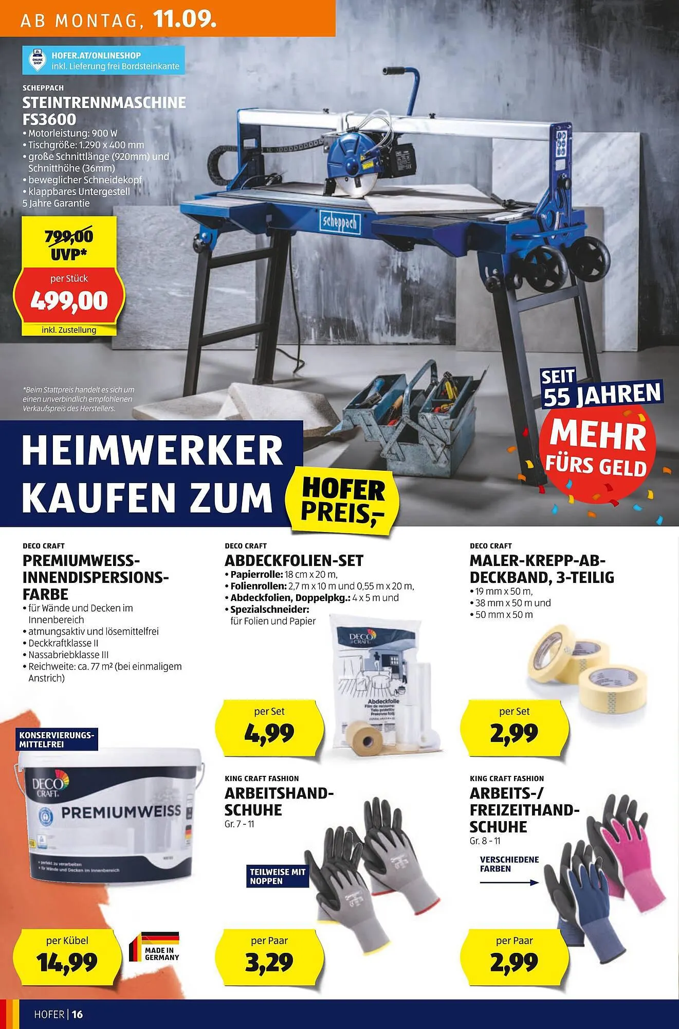 Hofer Flugblatt von 8. September bis 14. September 2023 - Flugblätt seite  18