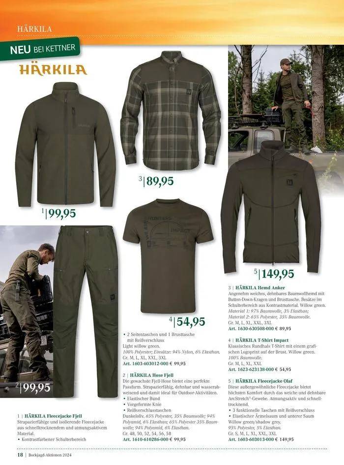 Bock Jagd Aktionen 2024 von 26. Juni bis 31. Dezember 2024 - Flugblätt seite 18