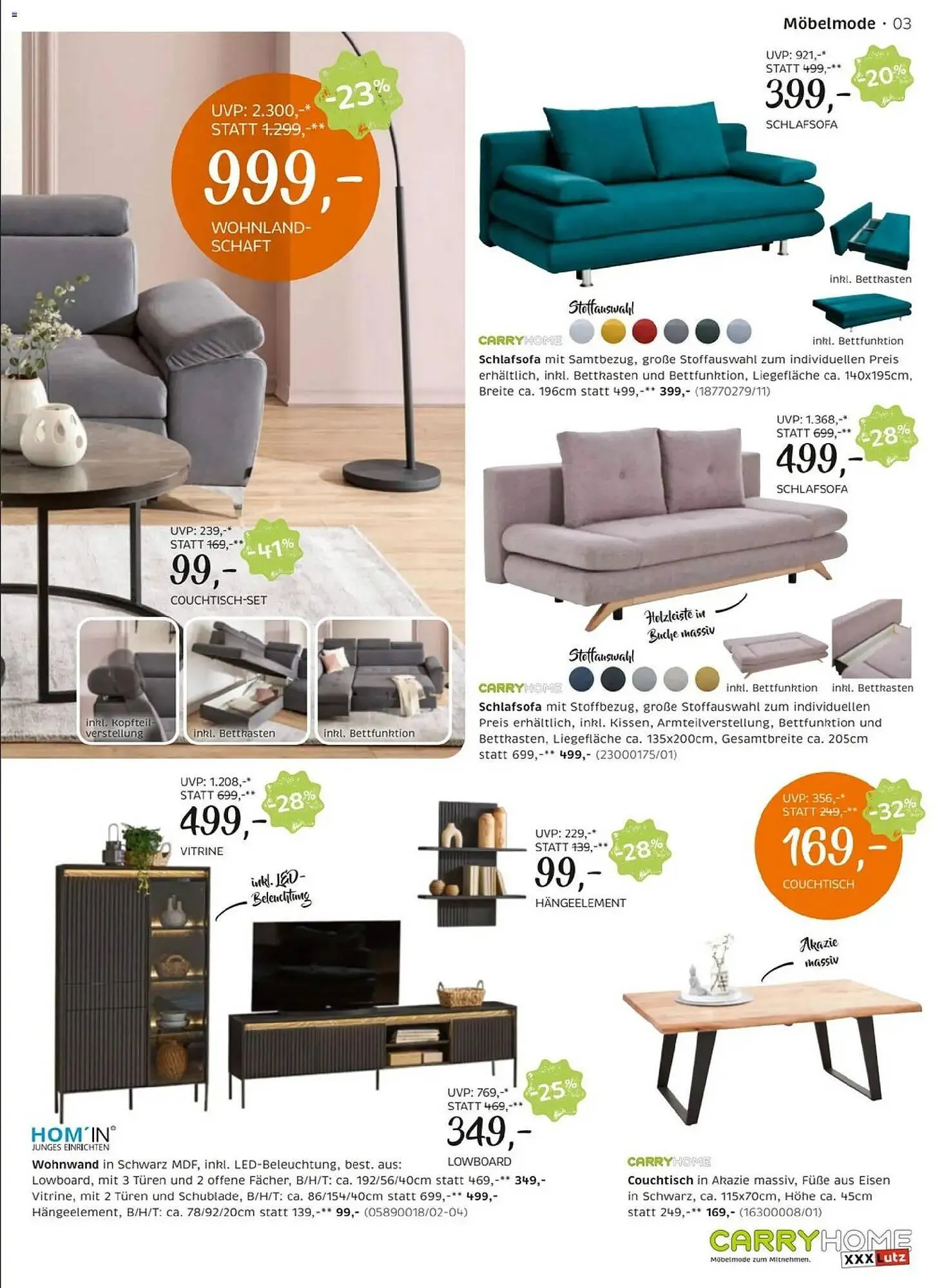 XXXLutz Prospekt von 22. Dezember bis 5. Jänner 2026 - Flugblätt seite  3